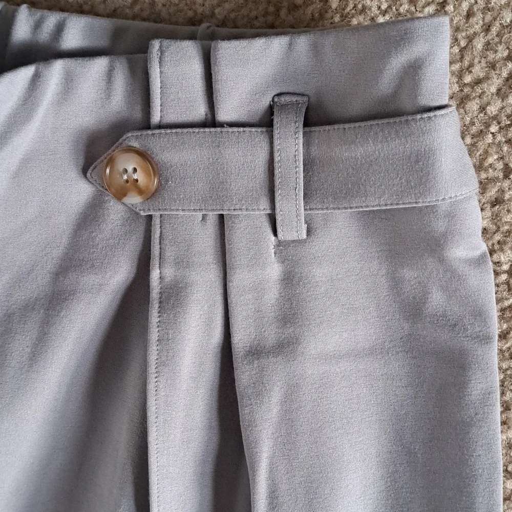 LARGE  HALARA DECORATIVE BUTTON FLAP WAISTBAND COOL TOUCH PANTS - Picture 3 of 6